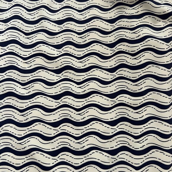 Ellie Kai navy and white sleeveless tunic dress, size 4 - Picture 4 of 5